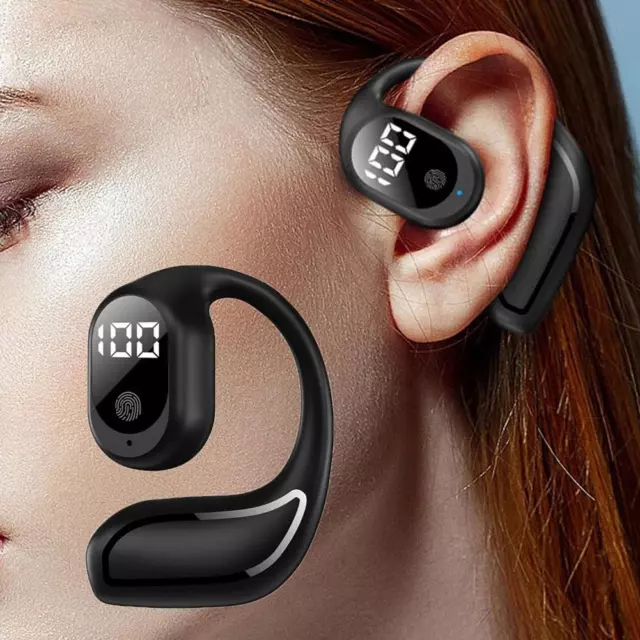 Wireless Bluetooth 5.3 Headset Earphones Earbuds Stereo Headphones Ear Hook