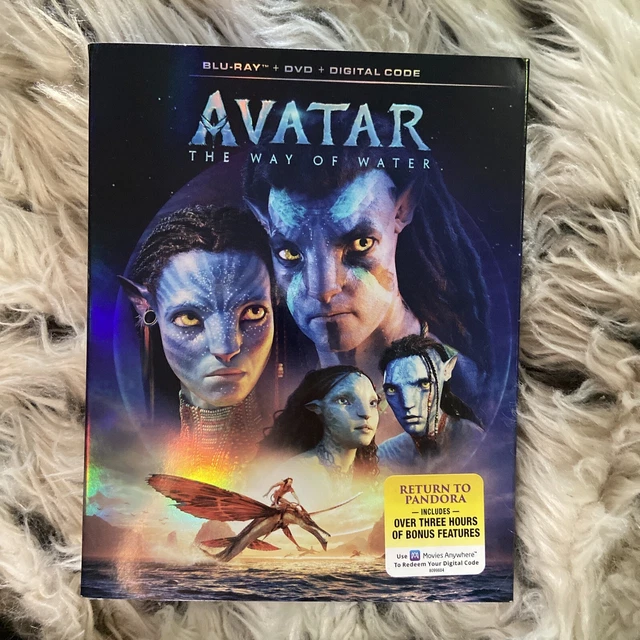 AVATAR WAY OF Water Bluray/DVD/Digital James Cameron Pandora Sleeve Cover NEW 25.00 PicClick