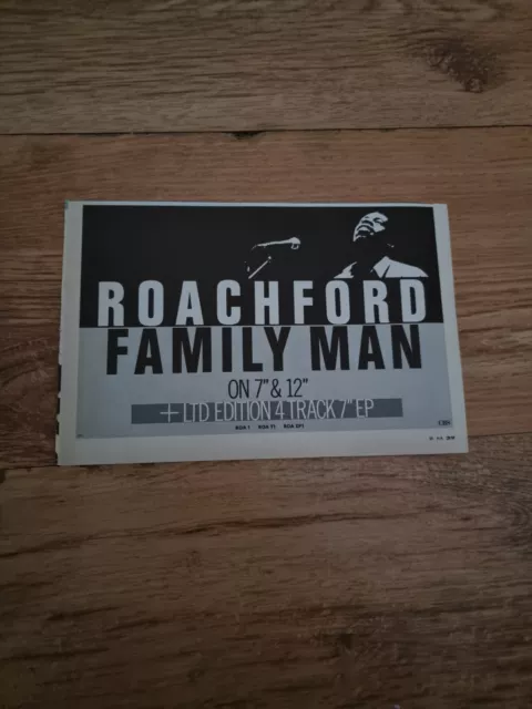 Tnewm44 Advert 5X8 Roachford: 'Family Man' Single