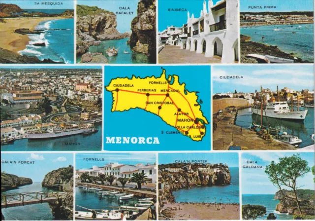 Alte Postkarte - Menorca