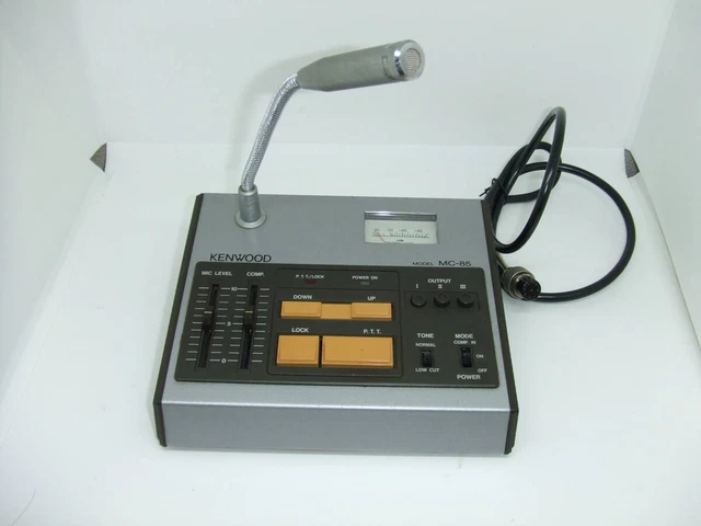 KENWOOD MC-85 MC85 MC 85 Desk Microphone For USE With Ham Radio 8