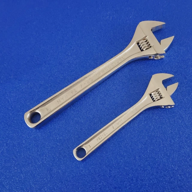 (2) Adjustable Wrenches 12" & 8" Ships Free Tool Set Paramount & Williams Brands