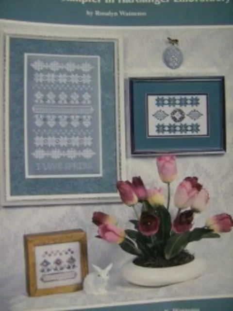 I Love Spring Sampler In Hardanger Embroidery Booklet-By Rosalyn Watnemo