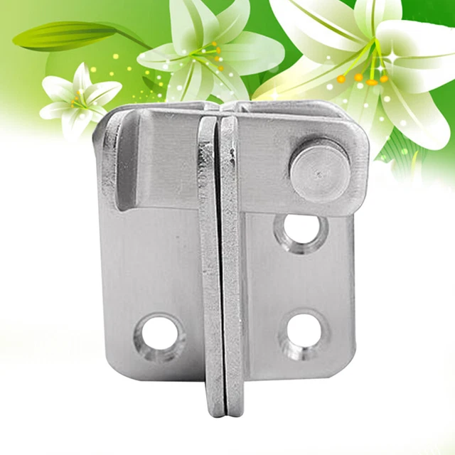 - Thickened Stainless Steel Door Premium Window Gate Bolts Door Lock Silver