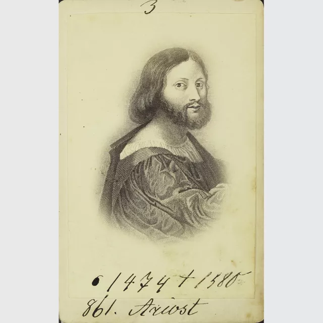 Ludovico Ariosto (ital.  Humanist, Militär, Höfling und Autor). CDV um 1870.