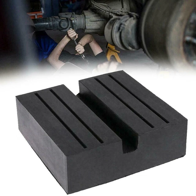 1X Rubber Jacking Beam Rubber Support Block Universal Scissor Car Truck Lift Pad