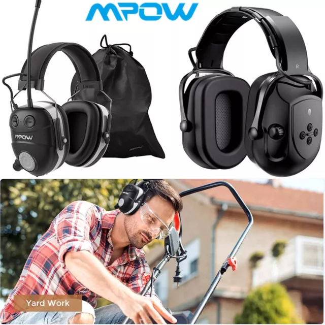 Mpow Ear Defenders Ear Muffs Shooting Hearing Protector Safety Over-Ear Headsets