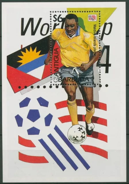 Antigua und Barbuda 1994 Fußball- WM USA Block 305 postfrisch (C94145)