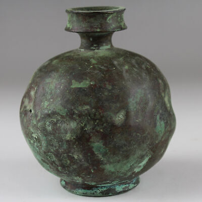 roman bronze aryballos vessel greek greece ancient
