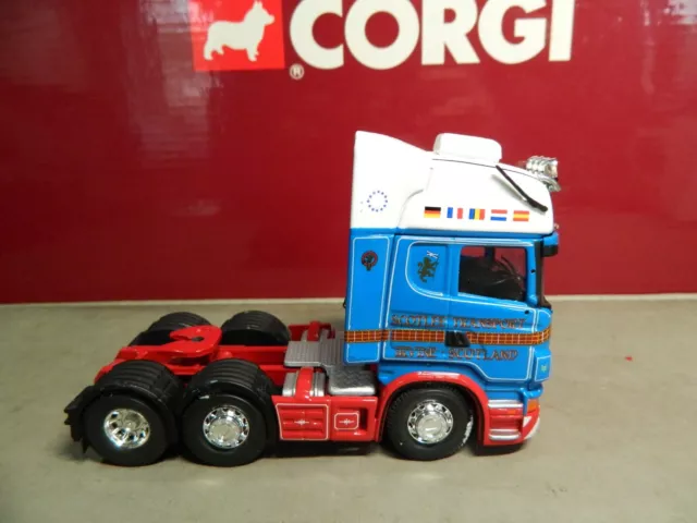 Corgi 1:50 Scale Scania R590 Tractor Unit - Scotlee Transport in VGC .