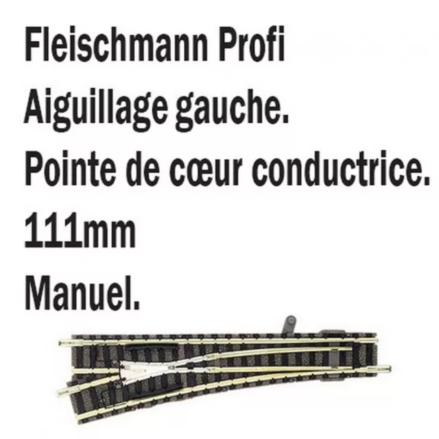 Aiguillage droit gauche-N-1/160-FLEISCHMANN 9178