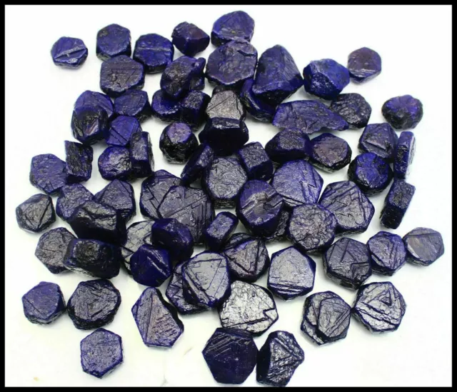 Certified Rough 1 kg Lot Natural Huge African Blue Sapphire loose Gemstone