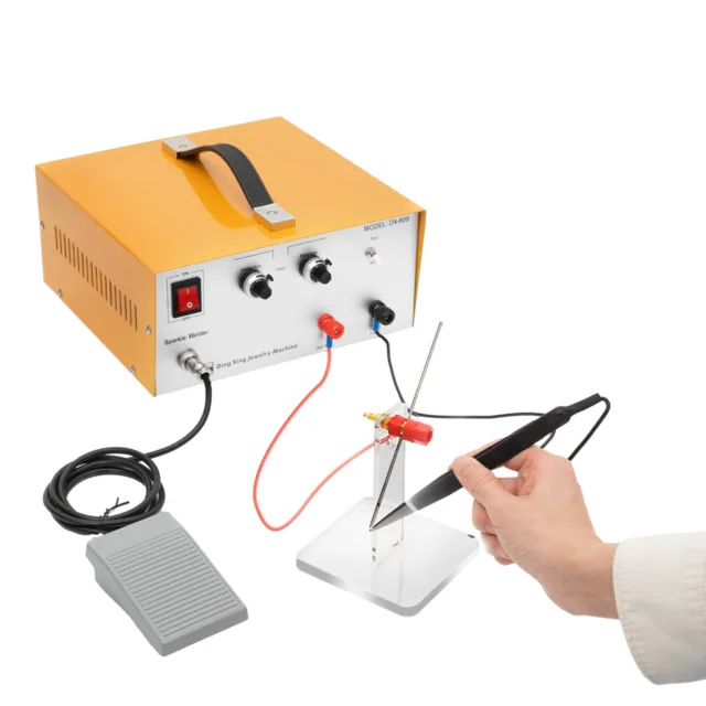 Jewelry Welding Machine Pulse Sparkle Spot Welder Fits Gold Silver Soldering