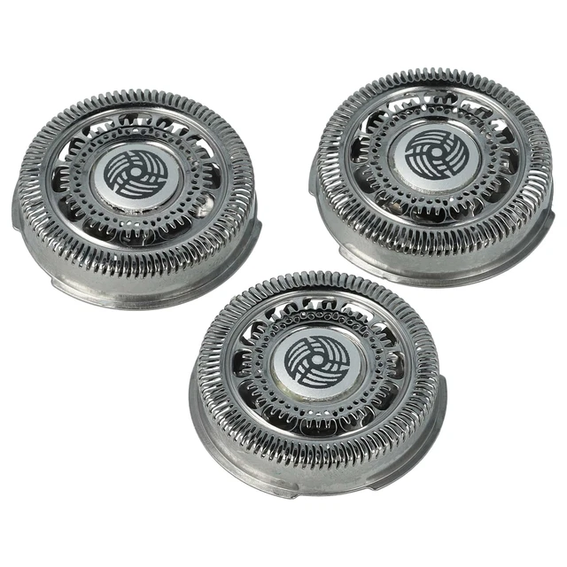 3 Têtes De Rasoir De Rechange Vhbw - Compatibles Philips HQ6 (HQ6605, HQ6613...) - Argent