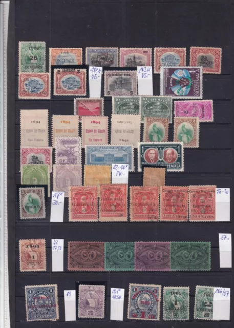 Guatemala Nice unsorted lot of stamps see scan