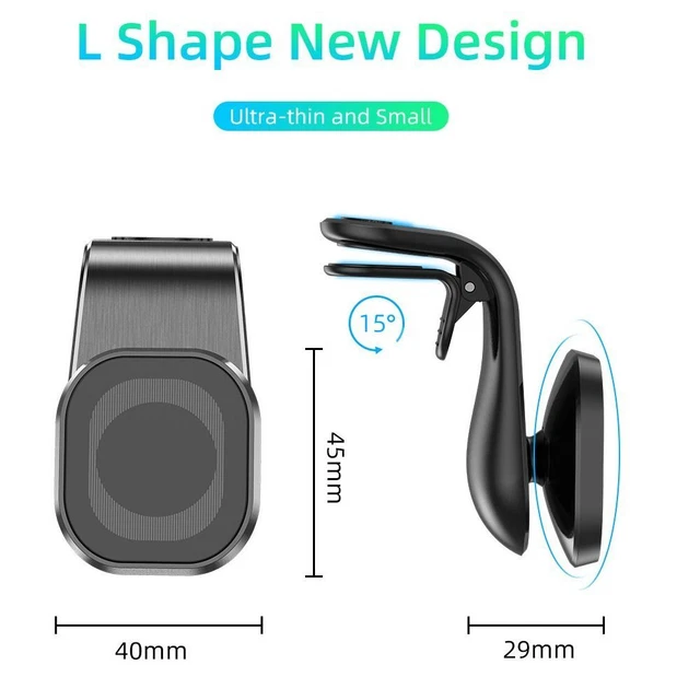 de téléphone de voiture Support GPS Clip en forme de L Siège de téléphone 2