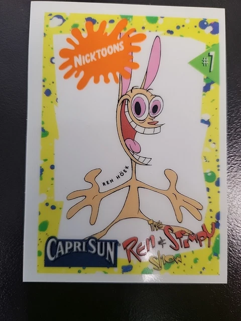Doug Rocks Stinky 1992 CAPRI SUN Doug Stinky Nickelodeon Nicktoons DECAL Sticker card #21 ...