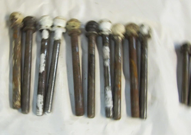 12 Vintage Cannonball Hinge Pins Door Hardware Architectural Salvage