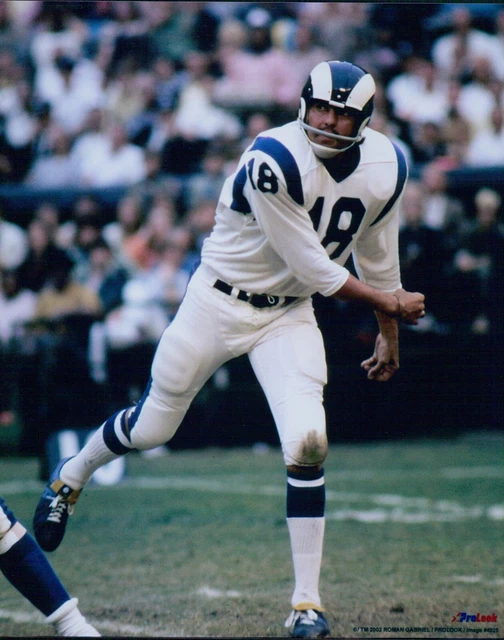Roman Gabriel Los Angeles Rams NFL Unsigned Glossy 8x10 Photo B