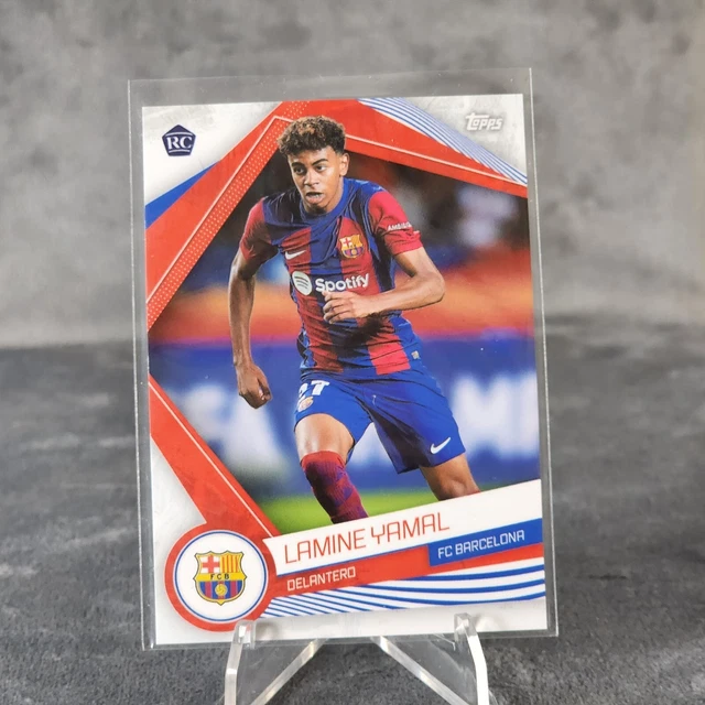 TOPPS LAMINE YAMAL RC FC BARCELONA FAN SET 2023-24 Rookie Card BAR-17 £