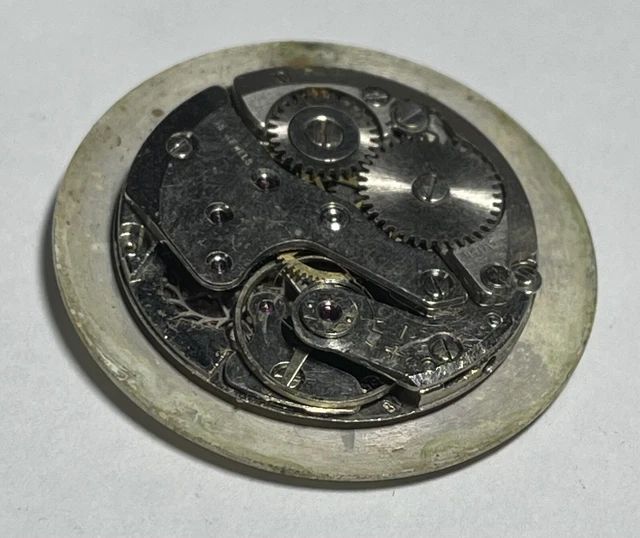 Mouvement Et Cadran Vintage FHF 36 Pour Montre (pour Pièces/réparation) - Marque Riviere Poissy, Guasto