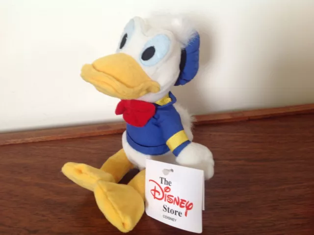 The Disney Store - Mini Beanbag Donald Duck Soft Plush Toy 24cm BNWT 2