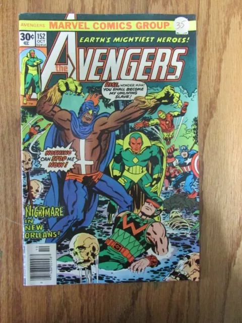 Comic Book - Marvel Comics - The Avengers No 152 Oct 1976