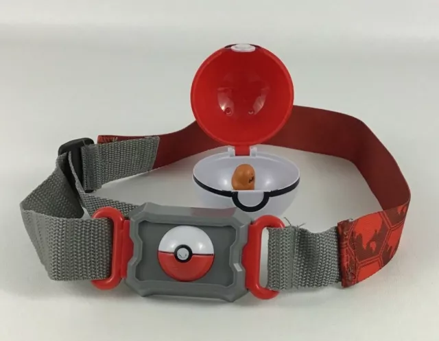 Pokemon Poke Ball Adjustable Belt Charmander Mini Figure 2016 Tomy Nintendo Toy