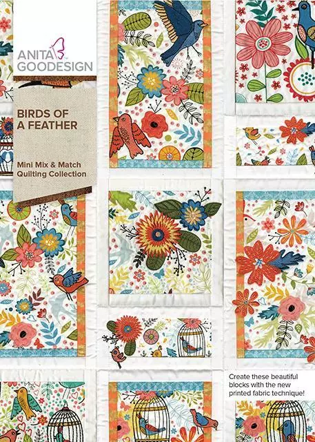 Birds of a Feather Anita Goodesign Embroidery Machine Design CD NEW