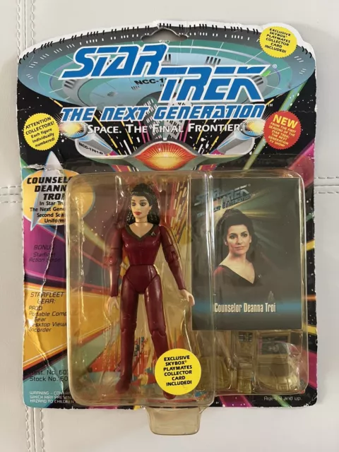 Star Trek The Next Generation Counselor Deanna Troi Playmates Action Figure New