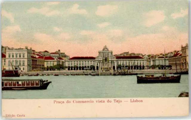 51632273 - Lisboa Praca do Commercio visto do Tejo Lisboa / Lissabon