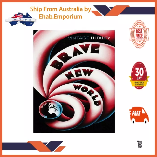 Brave New World By Aldous Huxley Paperback Book FAST FREE SHIPPING AU | NEW