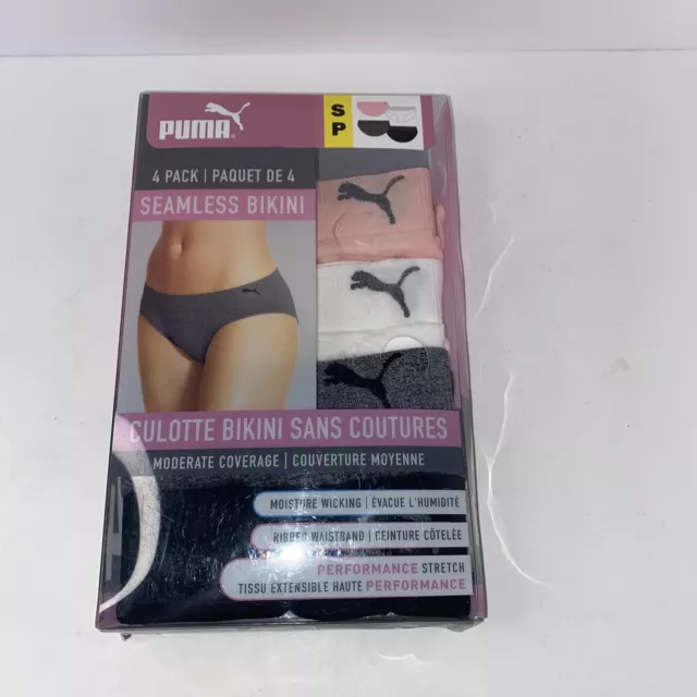 Attributes Seamless 4-Way Stretch Bikini 5-Pack Size Small Panties Underwear
