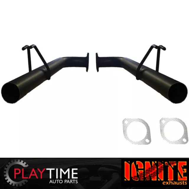 Rear Muffler Eliminator Pipes 2.5" For Holden Commodore Ve Sv6 Ss V8 Sedan