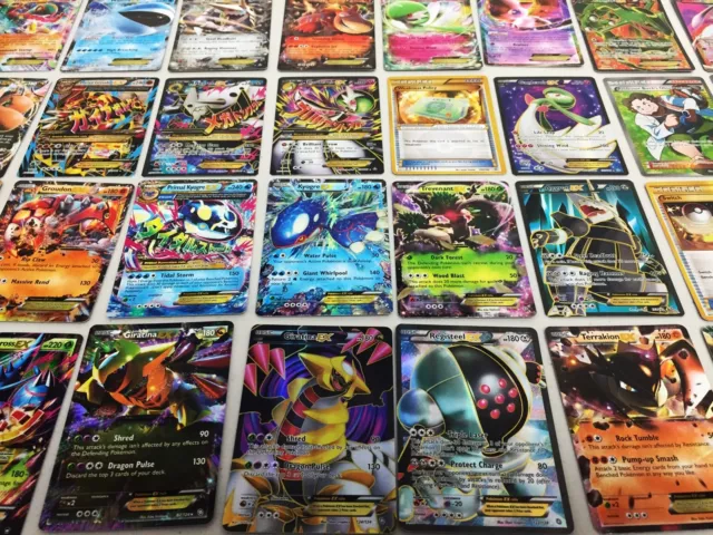 100 Pokemon Cards Lot OFFICIAL TCG Cards Ultra Rare Included + GX EX MEGA OR V!