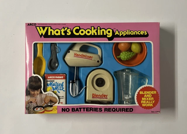 Arco What's Cooking Appliances Blender & Mixer w/ Fruit & More - IN BOX