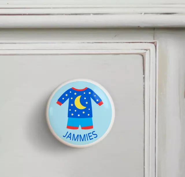 Bouton de tiroir de commode organisationnel pyjama pyjama garçon