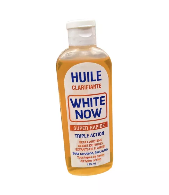 WHITE NOW huile clarifiante aux plantes anti-tâches noires,originale, trés actif