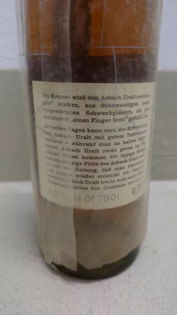 Asbach Uralt 0,35 L- Alter Weinbrand Rüdesheim am Rhein aus 90zigern NEU Korken 3