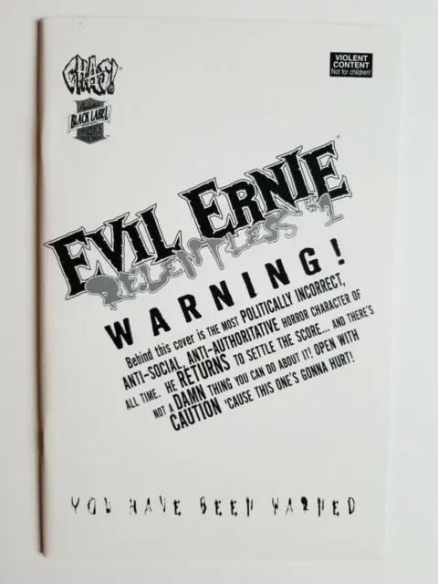 Evil Ernie Relentless #1 (2002 Chaos Comic) Super Premium Edition Limited to 500