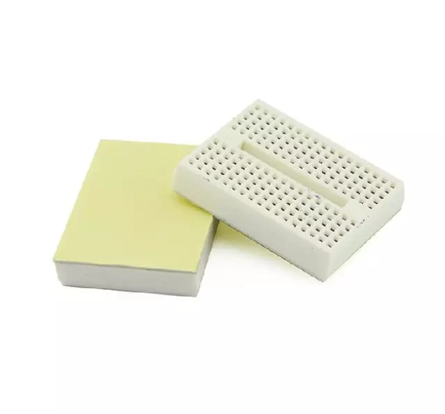 2x Mini White Solderless Prototype Breadboard 170 Tie-points for Arduino Shield