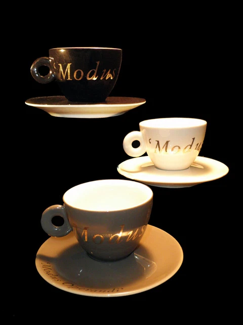 Illy Joseph Kosuth Modus operandi 6 cappuccino firmate e numerate