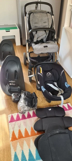 Mamas And Papas Sola 2 Pushchair, Carrycot, Car Seat