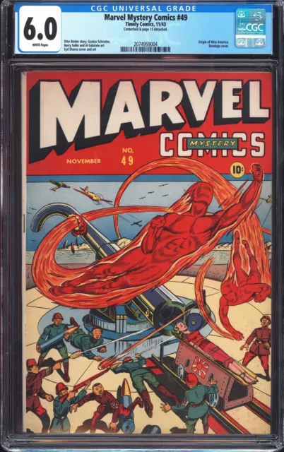 Marvel Mystery Comics 49 CGC 6.0