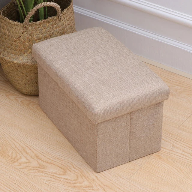 Sgabello con ripostiglio pouf per riporre giocattoli