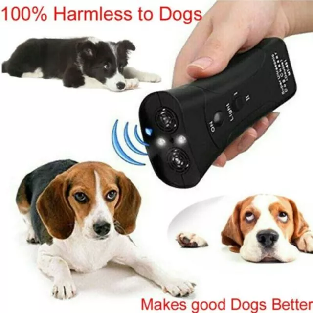 Petgentle Ultrasonic Anti Dog Barking Pet Trainer LED Light Gentle Chaser* Style