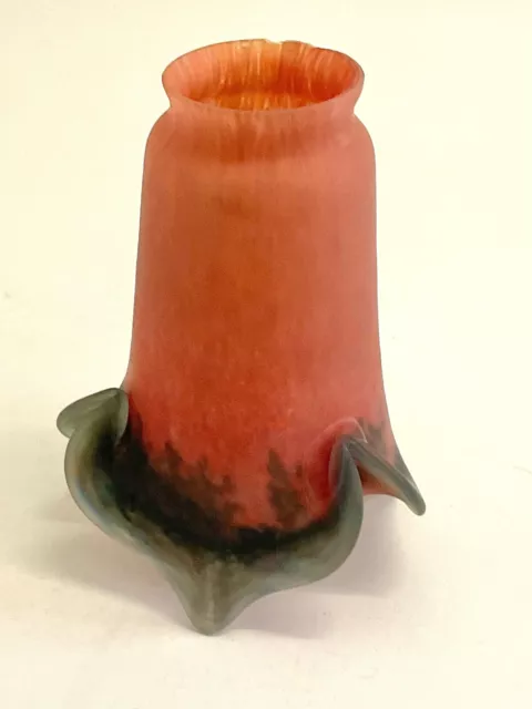 Wunderschöner Französischer "Pate de Verre"  Leuchten Glasschirm Höhe 16,5 cm