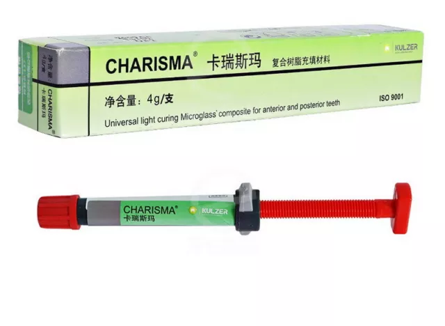 Charisma Dental Composite Syringe Light Cure Tooth Filling Resin A1 A2 A3 A3.5