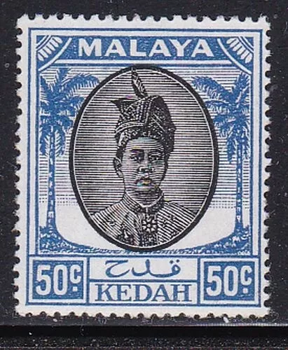 Album Treasures Malaya Kedah Scott # 78  50c  Sultan Badlishah  Mint NH