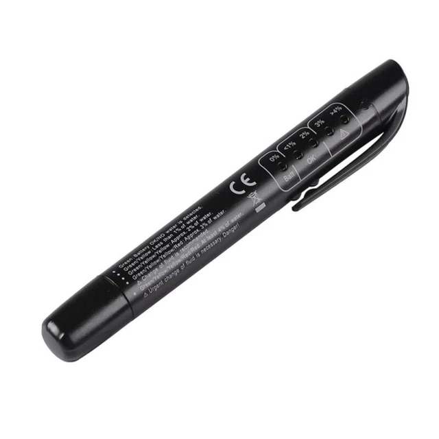 Brake Fluid Tester Pen for DOT3/DOT4/DOT5 - Diagnostic Tool with LED Indicator